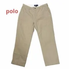 古着　Polo by Ralph Lauren ベージュ チノパン　34/32