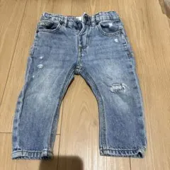 ZARA デニムパンツ ライトブルー 80
