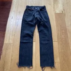 リーバイス USA製90s 501 ブラックデニムパンツ　W26 古着.