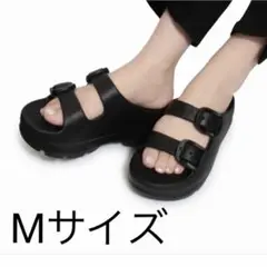鈴木亜美 リラックスサンダル ブラック - メルカリ