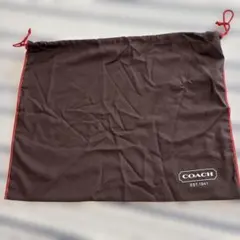 COACH 巾着袋 保存袋 ブラウン