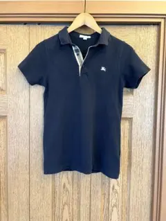 新品未使用タグ付▲Burberry バーバリー ポロシャツ 紺 80s～90s 中古・古着通販】BURBERRY (バーバリー) ロゴ刺繍ポロシャツ ネイビー