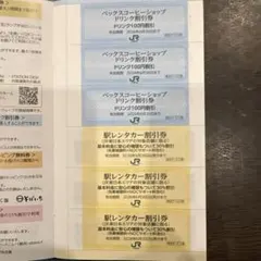 JR東日本 株主サービス券　冊子版