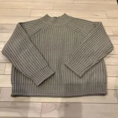 GU チャンキーニットハイネックセーター