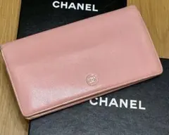 CHANEL ピンク 長財布