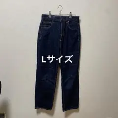 GU ハイウエストストレートジーンズ