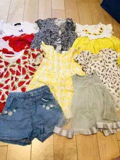 夏服女の子まとめ売り8点　80.90サイズ