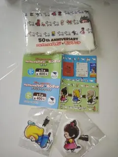 アルプスの少女ハイジ&モンチッチ　アクリルヘアクリップ