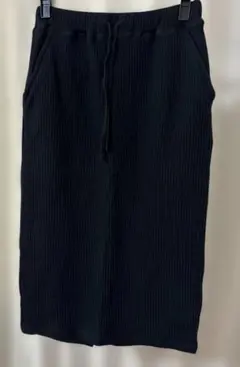 【新品未使用】ハニーズ　リブタイトスカート　ブラック