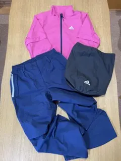 adidas レディース レインウェア 上下 セット ゴルフ
