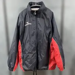 DIADORA ピステ・ウィンドブレーカー ネイビー/レッド　90年代　90s