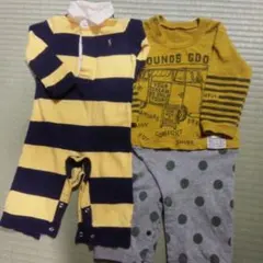 ブランドロンパース2枚セット 70～80㎝