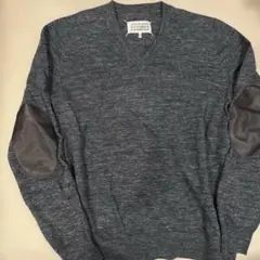 エルボーパッチ ニット