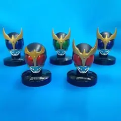 ライダーマスクコレクション　クウガ5種 + アギト