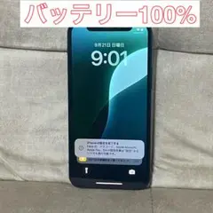<バッテリー100> iPhone 12 mini 128GB ブルー