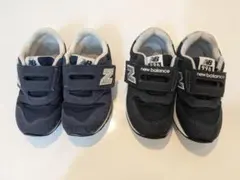 new balance 996 スニーカー 黒紺16センチ