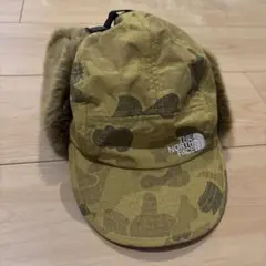 THE NORTH FACE カモフラージュ耳あて付きキャップ