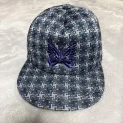 【新品未使用】Needles 蝶刺繍 デニム セーラーハット 新品未使用】Needles 蝶刺繍 デニム セーラーハット Needles - レア/廃