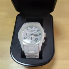 Emporio Armani クロノグラフ 時計 ホワイト