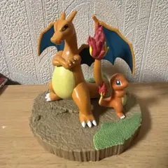 ポケットモンスター しっぽみてみて！ ヒトカゲ＆リザードンフィギュア
