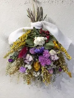 598ドライフラワースワッグ中