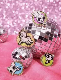 パワーパフガールズ ピンバッジ 4コセット