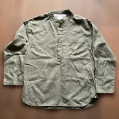 EEL Charcoal Henry ウール100% シャツ Sのサムネイル