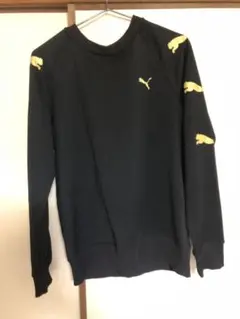 PUMA 黒 Lサイズ スウェット