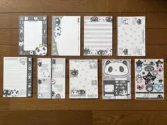 ひとり暮らしパンダ　メモ用紙　メモ帳　平成レトロ 平成レトロ MONOTONE PANDA パンダ メモ帳 懐かしい - メルカリ