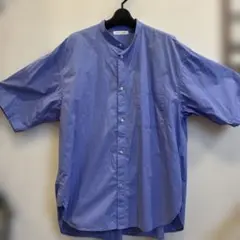 FREAK'S STORE バンドカラーシャツ ブルー Mのサムネイル