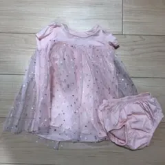 新品★ベビーギャップ 半袖ワンピースドレス