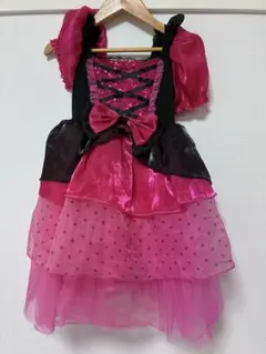 ハロウィン キッズ ドレス 7yピンク