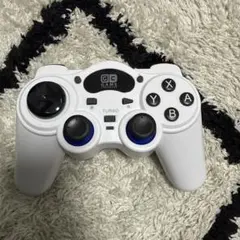 ホワイト ワイヤレス コントローラー ターボ機能付き