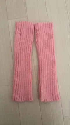 ピンクアームウォーマー