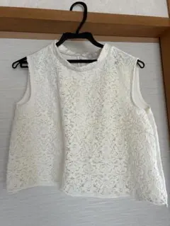 美品】FRAY I.D フレイアイディー レースノースリーブトップス 