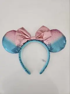 【美品】 Disney／スパンコールカチューシャ