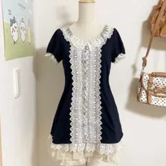 夢展望 リズリサ系 リボン付き オフショル トップス coquette 姫カジ リズリサ系 オフショル トップス 夢展望 coquette 姫カジ タグ