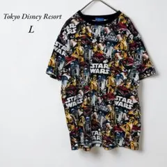 《東京ディズニーリゾート》美品　Star Wars Tシャツ L スターウォーズ