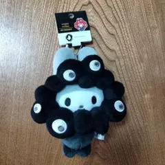 黒ミャクミャク　サンリオ　なりきりぬいぐるみ カラビナ　マイメロディ
