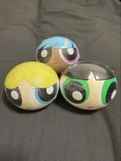 パワーパフガールズ BIGカプキャラ バブルス バターカップ ブリス 3点セット