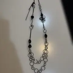 ネックレス　アクセサリー　石　オシャレ