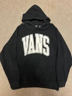 VANS ブラック パーカースウェット L リバーシブル