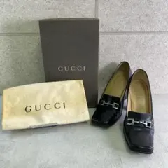 GUCCI レザーパンプス ブラック 36C / 約23cm 箱・保存袋付きのサムネイル