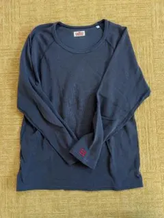 【美品】ハリウッドランチマーケット　ストレッチフライス　4 ネイビー長袖