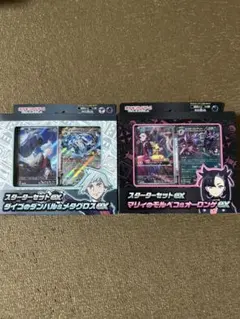 ポケモンカードゲーム スターターセットex マリィ　モルペコ　ダイゴ　ダンバル