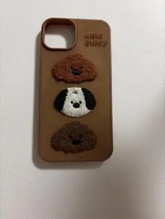 犬刺繍 iPhoneケース