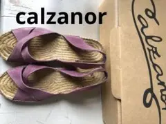 カルザノールcalzanor24センチ紫サンダルのサムネイル