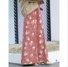 Ungrid 　花柄　ロングスカート