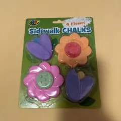 サイドウォークチョーク（花型）4個セット
