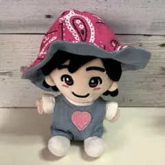 なにわ男子ちびぬい♡白T、オーバーオール、チューリップ帽子3点セット♡ 道枝駿佑